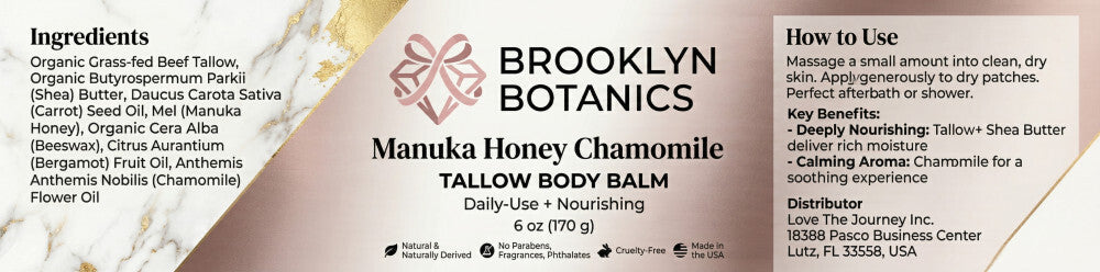 Manuka Honey Chamomile Tallow Body Balm