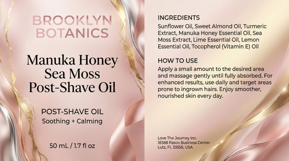 Manuka Honey Sea Moss Post-Shave Oil